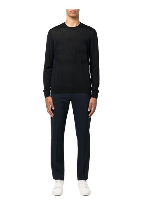 EA virgin wool maxi intarsia sweater EMPORIO ARMANI | sweaters | 6L1MU7 1MMVZ0920